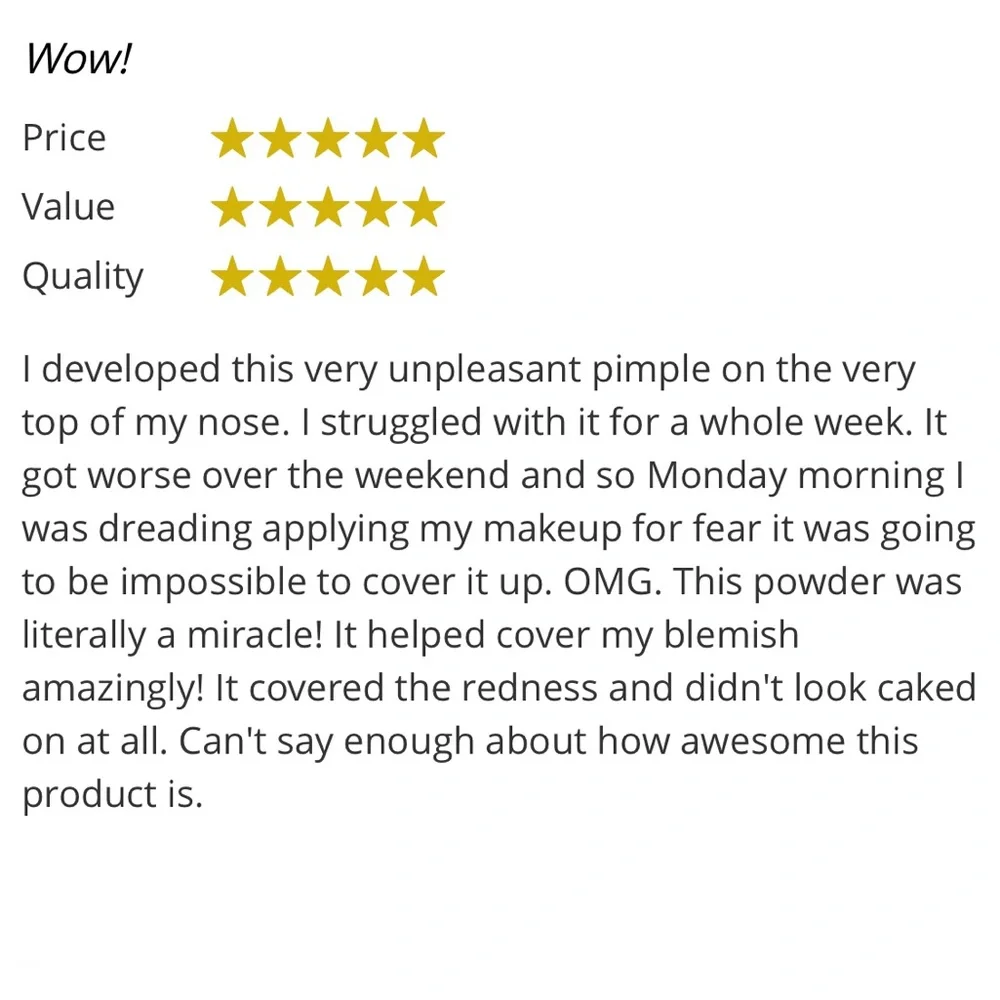 Bellapierre’s Banana Setting Powder
